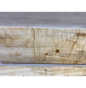 Клён Американский Волнистый заготовка на топ Смешанный АА Волна ААА 20х193х510 мм - 2 шт. (книжкой) АКЦИЯ-12