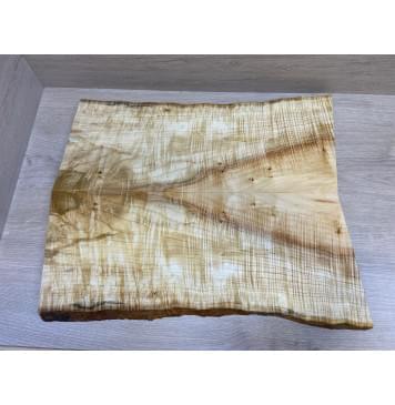 Клён Американский Волнистый заготовка на топ Смешанный АА Волна ААА 18х235-210х580 мм - 2 шт. (книжкой) АКЦИЯ-0