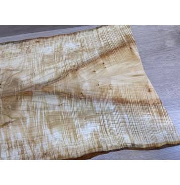 Клён Американский Волнистый заготовка на топ Смешанный АА Волна ААА 18х235-210х580 мм - 2 шт. (книжкой) АКЦИЯ-11