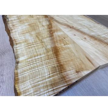 Клён Американский Волнистый заготовка на топ Смешанный АА Волна ААА 18х235-210х580 мм - 2 шт. (книжкой) АКЦИЯ-9