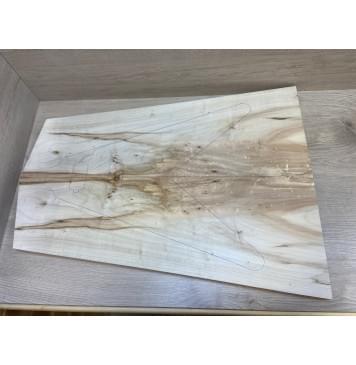 Клён Американский заготовка на топ Смешанный А 24х270-180х730-710 мм - 2 шт. (книжкой) АКЦИЯ-0