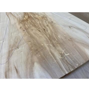 Клён Американский заготовка на топ Смешанный А 24х270-180х730-710 мм - 2 шт. (книжкой) АКЦИЯ-6