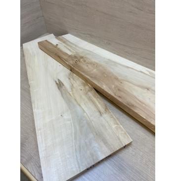 Клён Американский заготовка на топ Смешанный А 24х270-180х730-710 мм - 2 шт. (книжкой) АКЦИЯ-1