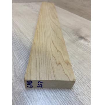 Клён Печёный 150 гр заготовка грифа безголовой гитары Смешанный АА 26.5х85х605 мм-3