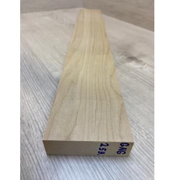 Клён Печёный 150 гр заготовка грифа безголовой гитары Смешанный ААА 26х85х590 мм-1