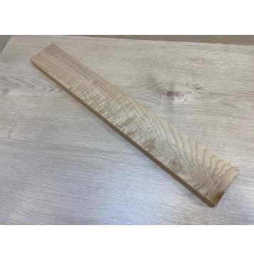 Клён Волнистый Печёный 150 гр заготовка грифа безголовой гитары Смешанный ААА Волна АА 26х85х595 мм-2