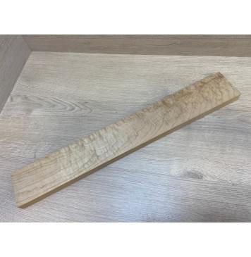 Клён Волнистый Печёный 150 гр заготовка грифа безголовой гитары Смешанный ААА Волна АА 26х85х595 мм-7