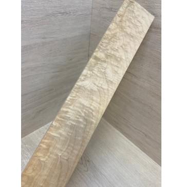 Клён Волнистый Печёный 150 гр заготовка грифа безголовой гитары Смешанный ААА Волна АА 26х85х595 мм-5