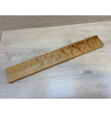 Клён Волнистый Печёный 150 гр заготовка грифа безголовой гитары Смешанный ААА Волна АА 26х85х595 мм-8