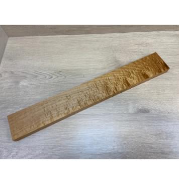 Клён Волнистый Печёный 150 гр заготовка грифа безголовой гитары Смешанный ААА Волна АА 26х85х595 мм-0