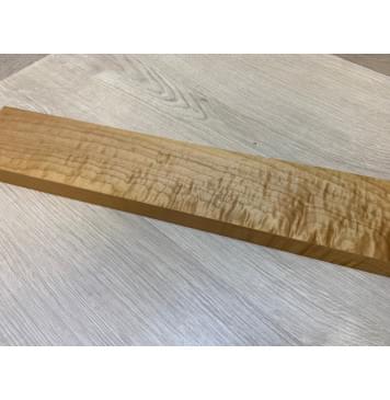 Клён Волнистый Печёный 150 гр заготовка грифа безголовой гитары Смешанный ААА Волна АА 26х85х595 мм-13