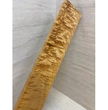 Клён Волнистый Печёный 150 гр заготовка грифа безголовой гитары Смешанный ААА Волна АА 26х85х595 мм-11