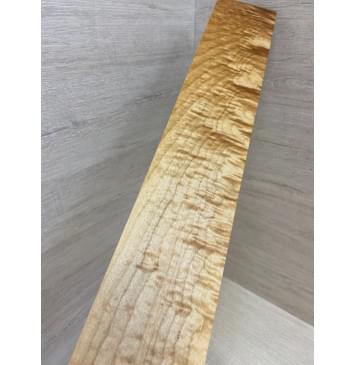 Клён Волнистый Печёный 150 гр заготовка грифа безголовой гитары Смешанный ААА Волна АА 26х85х595 мм-9