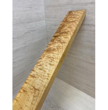 Клён Волнистый Печёный 150 гр заготовка грифа безголовой гитары Смешанный ААА Волна АА 26х85х595 мм-14