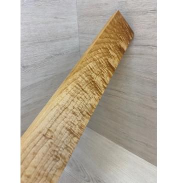 Клён Волнистый Печёный 150 гр заготовка грифа безголовой гитары Смешанный ААА Волна АА 26х85х595 мм-15