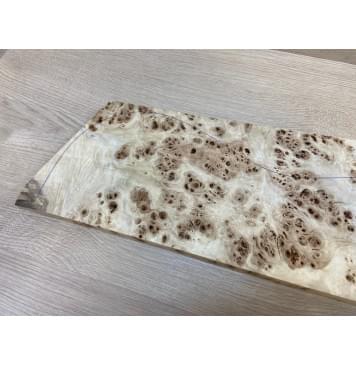 Тополь Кап заготовка на топ Смешанный ААА 23.5х177-165х460-490 мм - 1 шт (под распил) АКЦИЯ-2