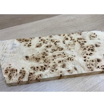 Тополь Кап заготовка на топ Смешанный ААА 23.5х177-165х460-490 мм - 1 шт (под распил) АКЦИЯ-7