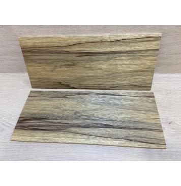 Корина Чёрная заготовка на топ для Тревел гитары Радиал ААА 7х160х385 мм - 2 шт. (книжкой) Уценка-изогнутая-4