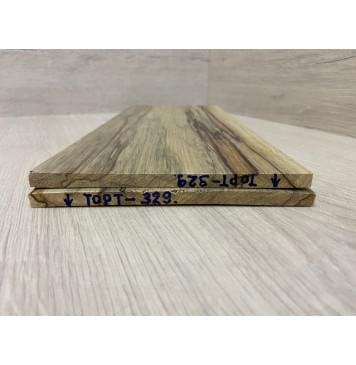 Корина Чёрная заготовка на топ для Тревел гитары Радиал ААА 7х160х385 мм - 2 шт. (книжкой) Уценка-изогнутая-1