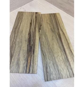 Корина Чёрная заготовка на топ для Тревел гитары Радиал ААА 7х160х385 мм - 2 шт. (книжкой) Уценка-изогнутая-3