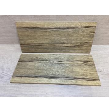 Корина Чёрная заготовка на топ для Тревел гитары Радиал ААА 8х160х382 мм - 2 шт. (книжкой) Уценка-изогнутый-3