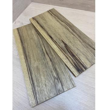 Корина Чёрная заготовка на топ для Тревел гитары Радиал ААА 8х160х382 мм - 2 шт. (книжкой) Уценка-изогнутый-6