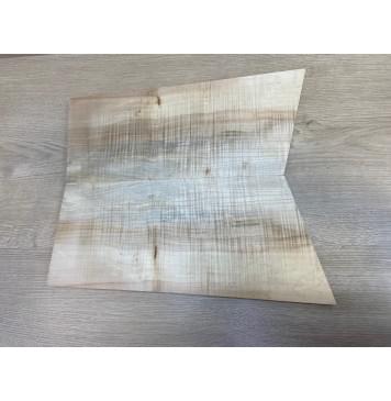 Клён Американский Волнистый заготовка на топ для Тревел гитары Радиал А Волна АА 15х185-163х410-350 мм (АКЦИЯ)-2