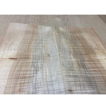 Клён Американский Волнистый заготовка на топ для Тревел гитары Радиал А Волна АА 15х185-163х410-350 мм (АКЦИЯ)-8