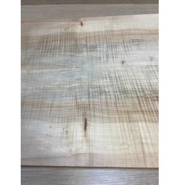 Клён Американский Волнистый заготовка на топ для Тревел гитары Радиал А Волна АА 15х185-163х410-350 мм (АКЦИЯ)-7