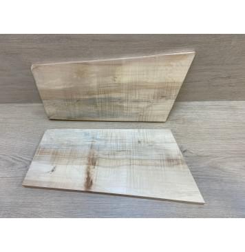 Клён Американский Волнистый заготовка на топ для Тревел гитары Радиал А Волна АА 15х185-163х410-350 мм (АКЦИЯ)-9