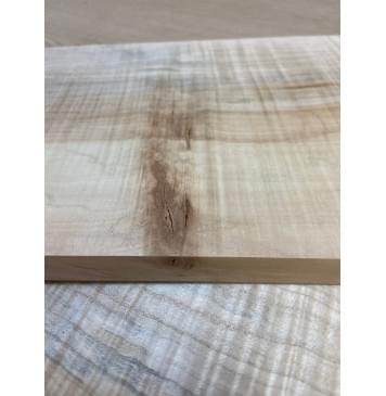 Клён Американский Волнистый заготовка на топ для Тревел гитары Радиал А Волна АА 15х185-163х410-350 мм (АКЦИЯ)-5