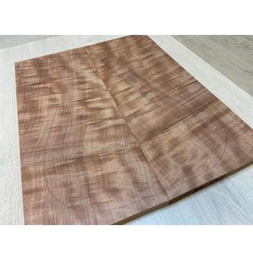 Макоре Пламя заготовки на топ Смешанный ААА Волна ААА 17х196х495-490 мм - 2шт. (книжкой)-5