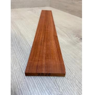 Падук заготовка накладки для электрогитары Смешанный АА 9х76-70х512 мм-1