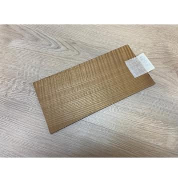 Клён Волнистый Печёный 180 гр заготовка накладки на головку грифа Радиал АА Волна АА 4.5х119х245 мм-3