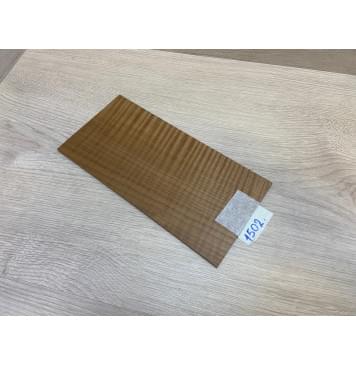 Клён Волнистый Печёный 180 гр заготовка накладки на головку грифа Радиал АА Волна АА 4.5х120х245 мм-0