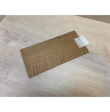 Клён Волнистый Печёный 180 гр заготовка накладки на головку грифа Радиал АА Волна АА 4.5х120х245 мм-2