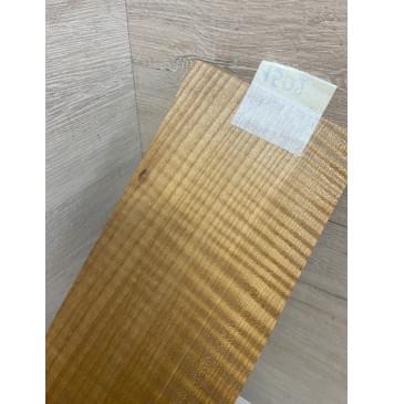 Клён Волнистый Печёный 180 гр заготовка накладки на головку грифа Радиал АА Волна АА 4.5х120х245 мм-3