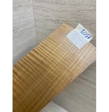 Клён Волнистый Печёный 180 гр заготовка накладки на головку грифа Радиал АА Волна АА 4.5х120х245 мм-4