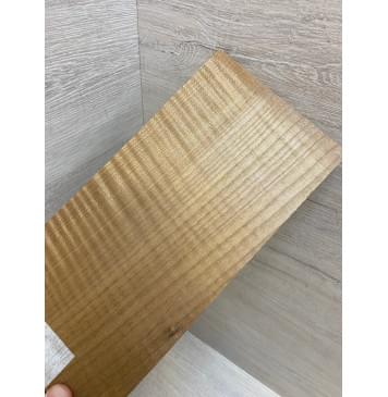 Клён Волнистый Печёный 180 гр заготовка накладки на головку грифа Радиал АА Волна АА 4.5х120х245 мм-6