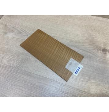 Клён Волнистый Печёный 180 гр заготовка накладки на головку грифа Радиал АА Волна АА 4х119х245 мм-0