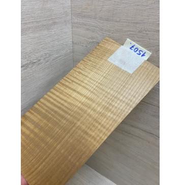 Клён Волнистый Печёный 180 гр заготовка накладки на головку грифа Радиал АА Волна АА 4х119х245 мм-4