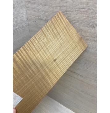 Клён Волнистый Печёный 180 гр заготовка накладки на головку грифа Радиал АА Волна АА 4х119х245 мм-6