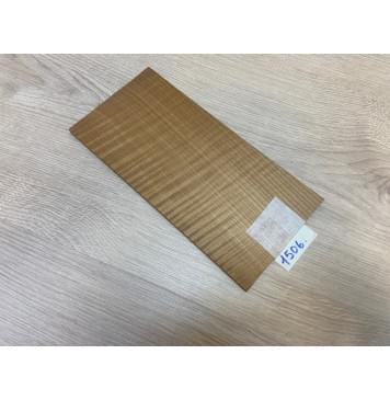 Клён Волнистый Печёный 180 гр заготовка накладки на головку грифа Радиал АА Волна АА 5х120х245 мм-0