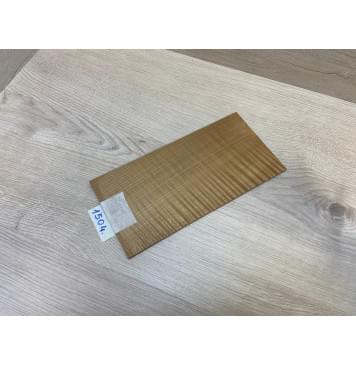 Клён Волнистый Печёный 180 гр заготовка накладки на головку грифа Радиал АА Волна АА 4.5х120х245 мм-0