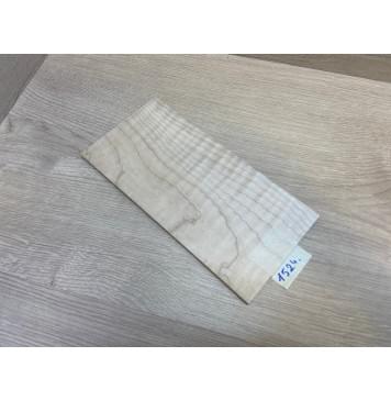 Клён Белый Явор, Волнистый заготовка накладки на головку грифа Смешанный ААА Волна АА 6.5х127х260 мм-0