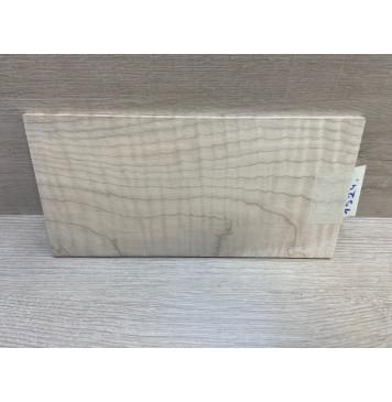 Клён Белый Явор, Волнистый заготовка накладки на головку грифа Смешанный ААА Волна АА 6.5х127х260 мм-6