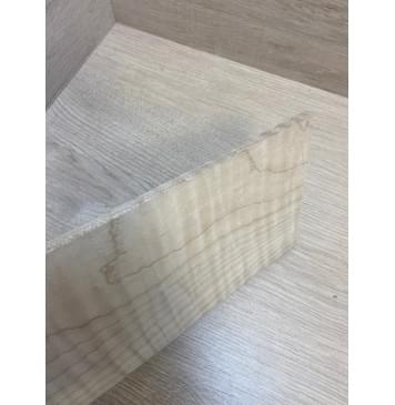 Клён Белый Явор, Волнистый заготовка накладки на головку грифа Смешанный ААА Волна АА 6.5х127х260 мм-4