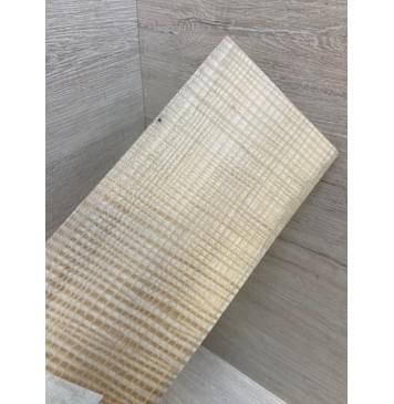 Ясень Белый Волнистый заготовка накладки на головку грифа Радиал ААА Волна ААА 4.5х115х250 мм-4