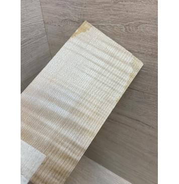 Клён Белый Явор, Волнистый заготовка накладки на головку грифа Радиал ААА Волна ААА 2.7х110х210 мм-2