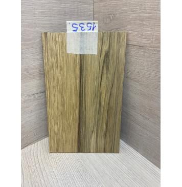 Корина Чёрная заготовка накладки на головку грифа Радиал ААА 4х130х205 мм-4